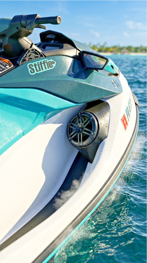 Sea doo GTI RXP 2021-2026 Carcasas para altavoces y sistemas de audio 6.5"